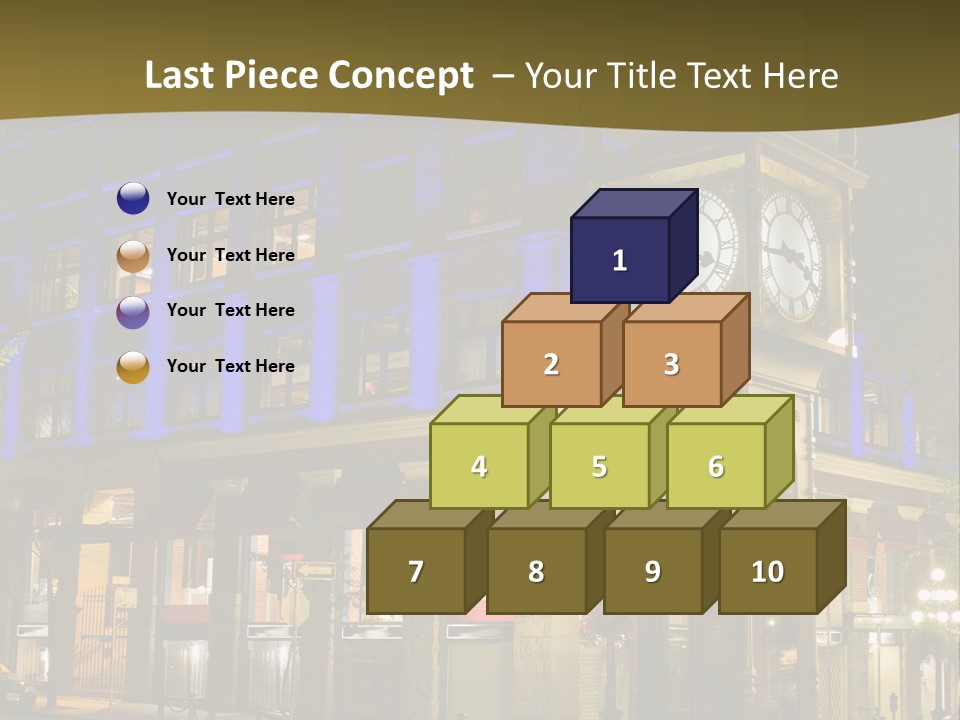 Color Lights Evening PowerPoint Template