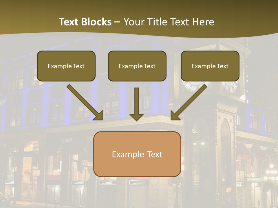 Color Lights Evening PowerPoint Template