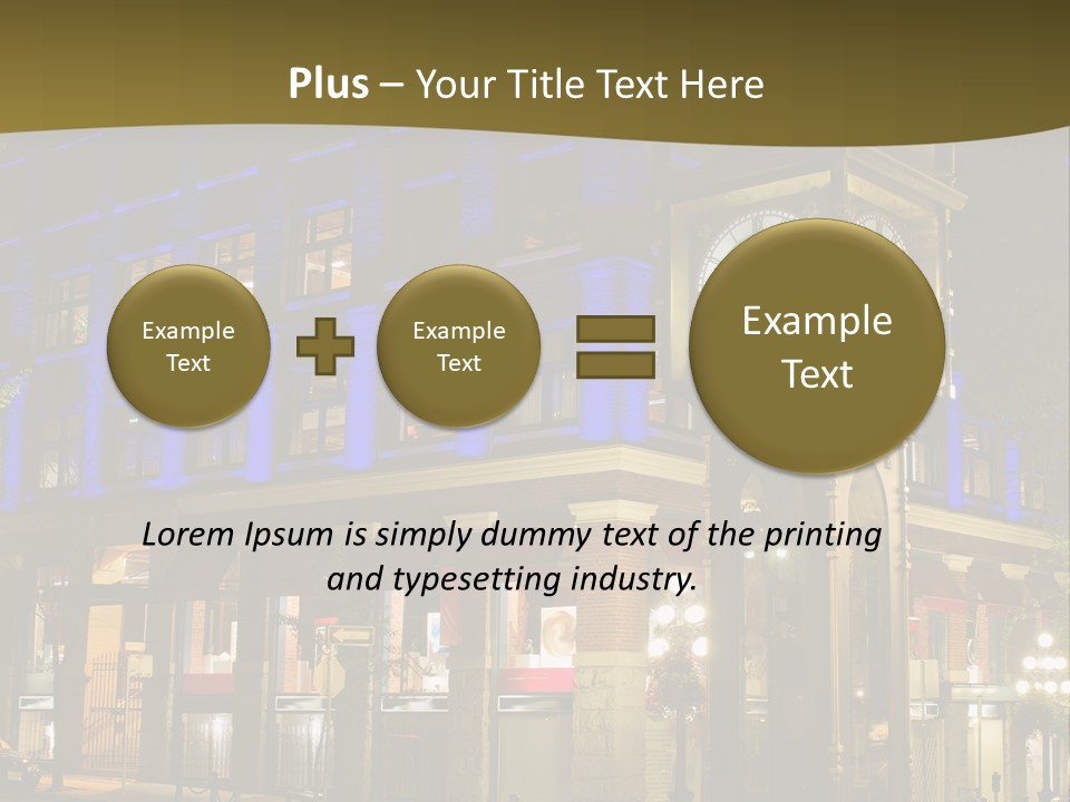 Color Lights Evening PowerPoint Template