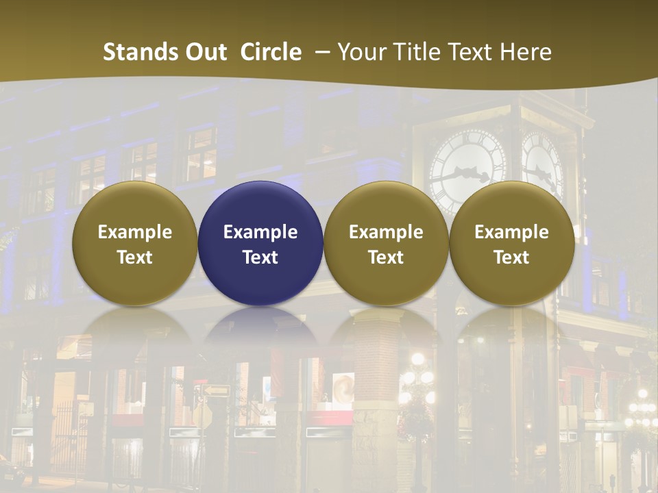 Color Lights Evening PowerPoint Template