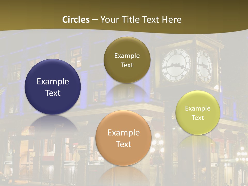 Color Lights Evening PowerPoint Template