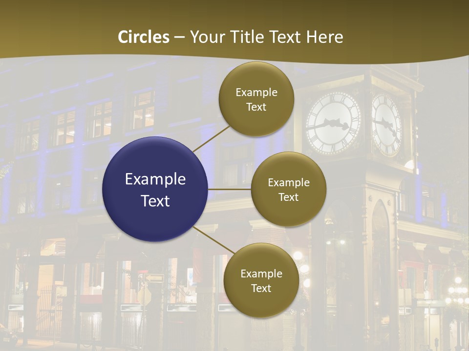 Color Lights Evening PowerPoint Template