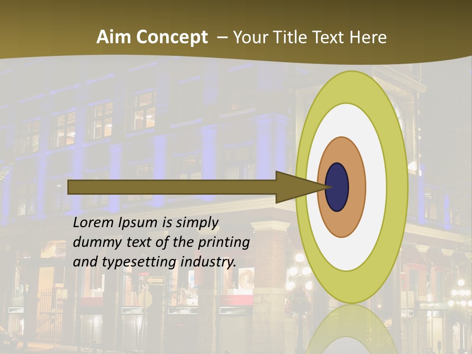 Color Lights Evening PowerPoint Template