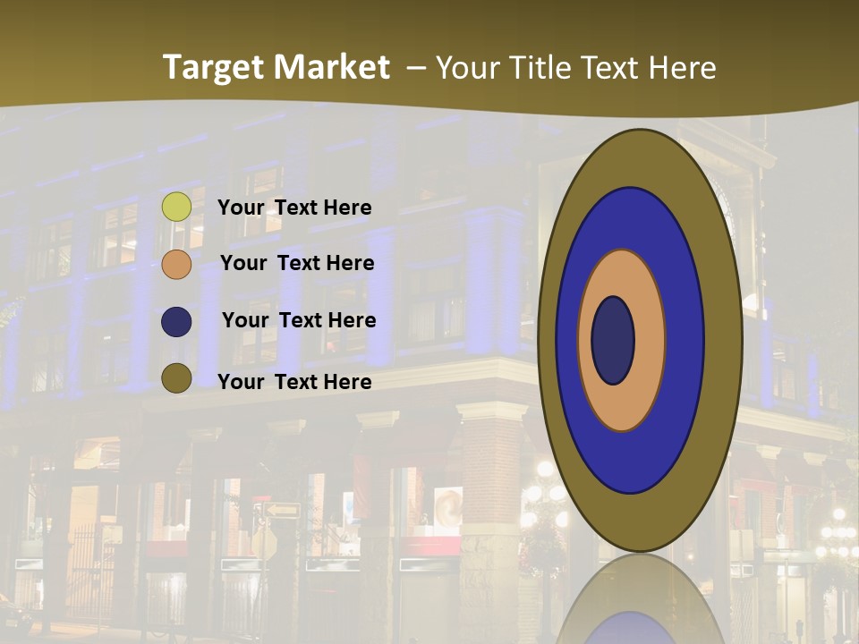 Color Lights Evening PowerPoint Template