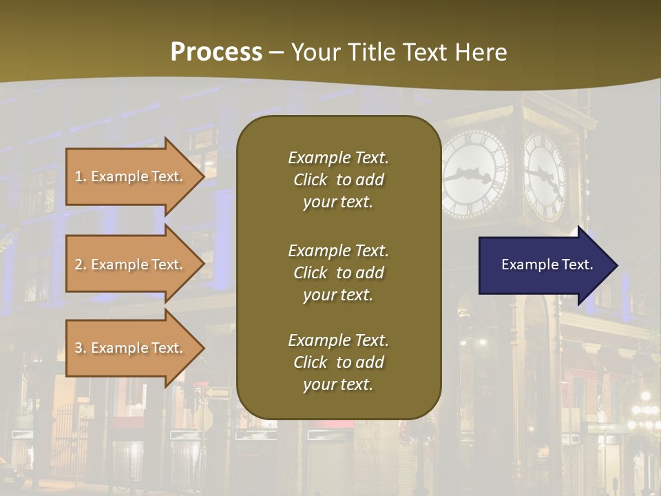 Color Lights Evening PowerPoint Template