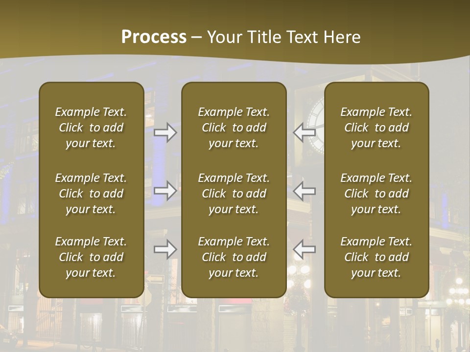 Color Lights Evening PowerPoint Template