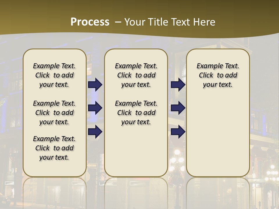 Color Lights Evening PowerPoint Template