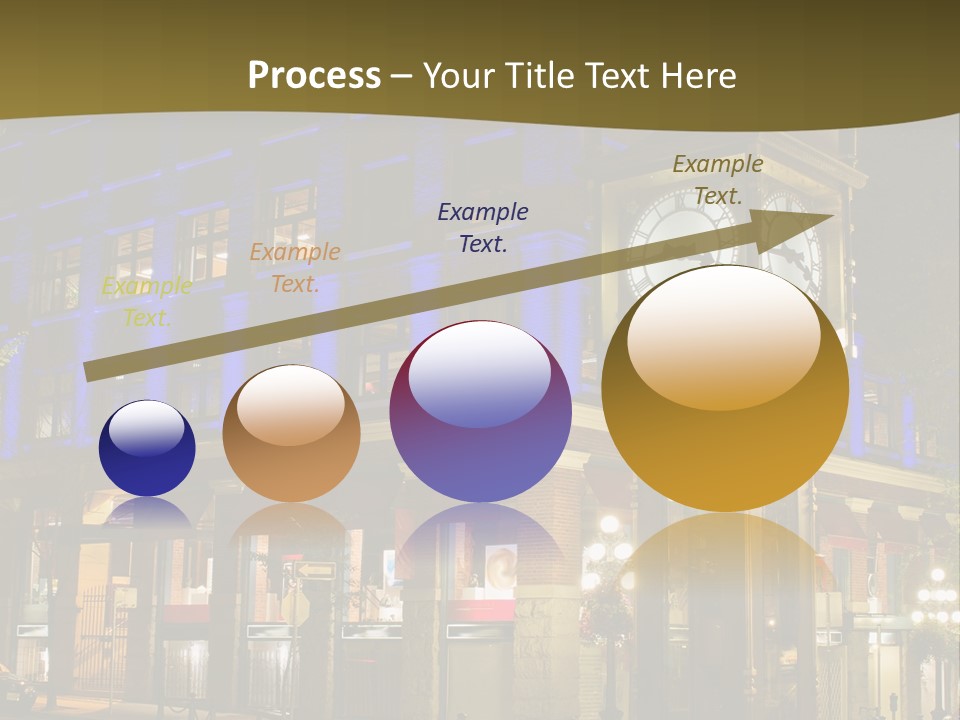 Color Lights Evening PowerPoint Template