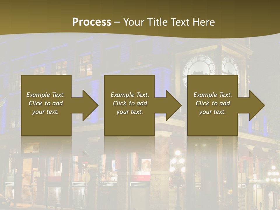 Color Lights Evening PowerPoint Template