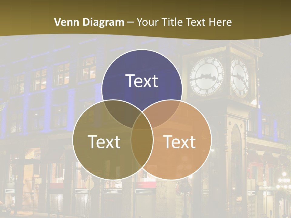 Color Lights Evening PowerPoint Template