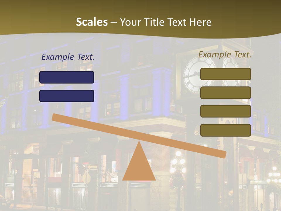 Color Lights Evening PowerPoint Template