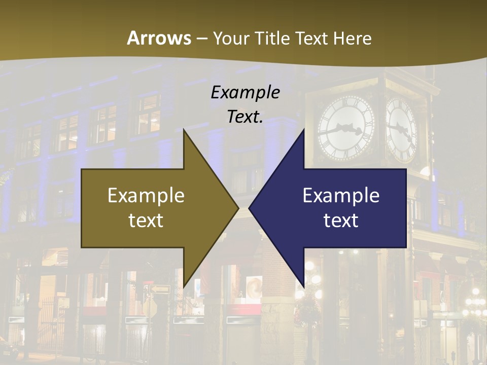Color Lights Evening PowerPoint Template