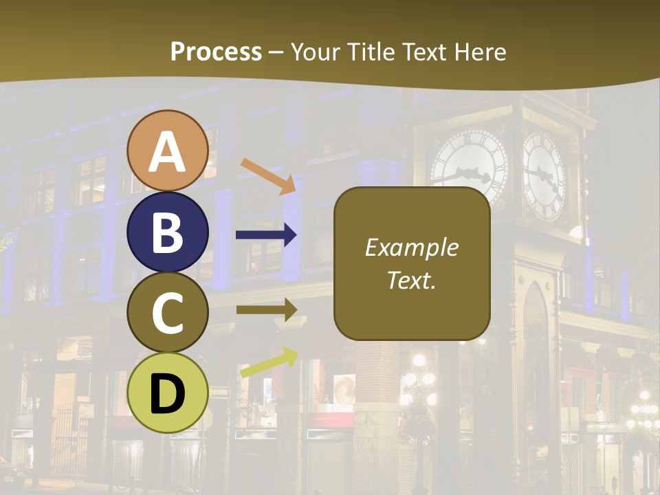 Color Lights Evening PowerPoint Template