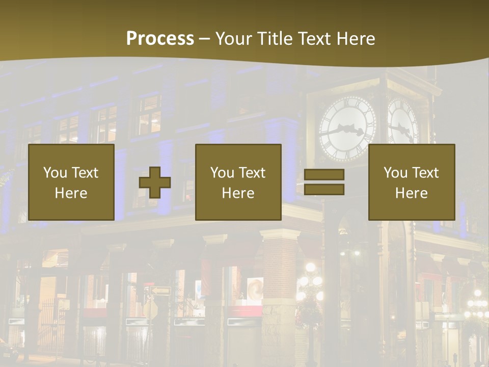 Color Lights Evening PowerPoint Template
