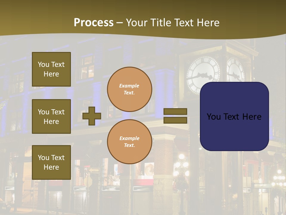 Color Lights Evening PowerPoint Template