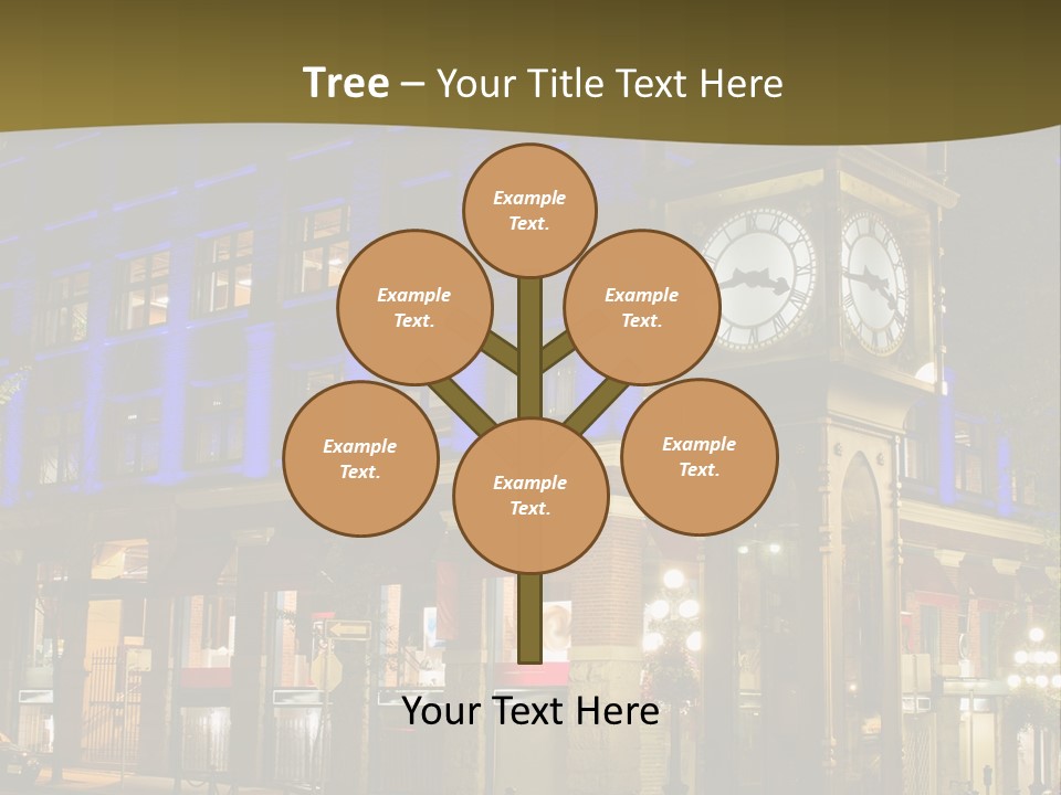 Color Lights Evening PowerPoint Template