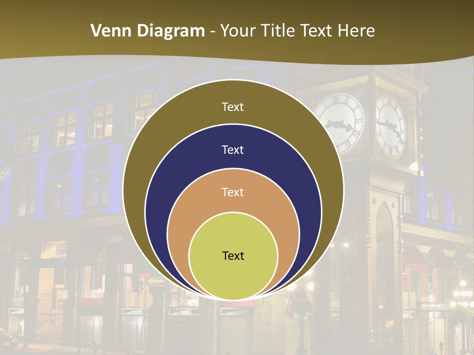 Color Lights Evening PowerPoint Template