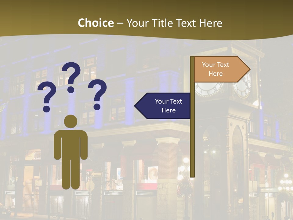 Color Lights Evening PowerPoint Template