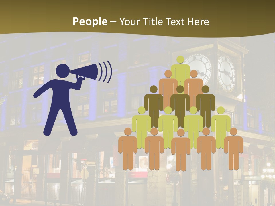 Color Lights Evening PowerPoint Template