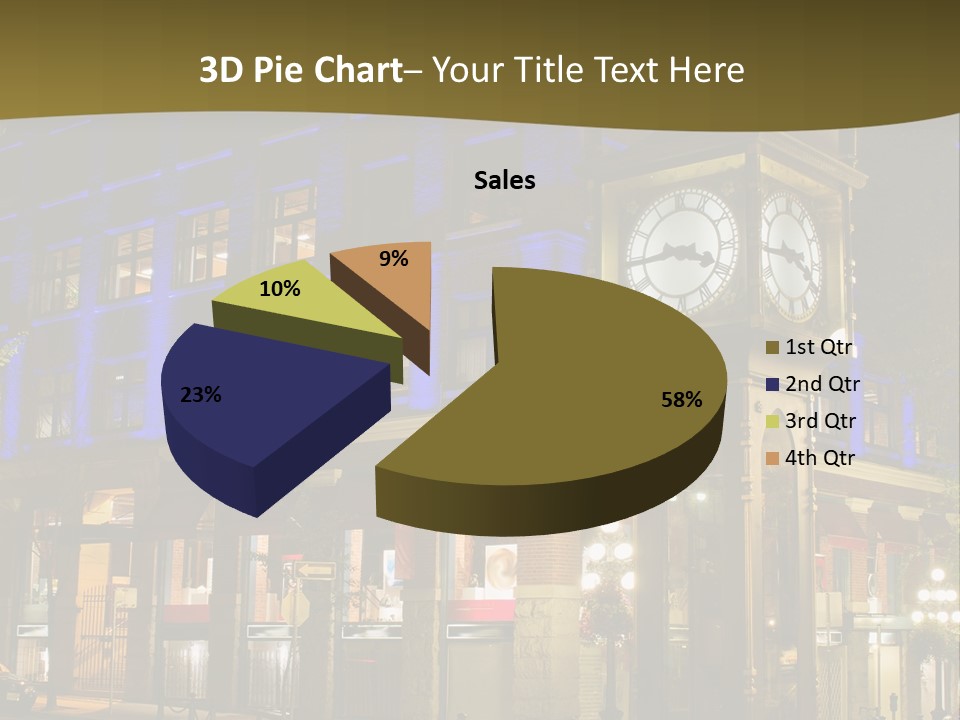 Color Lights Evening PowerPoint Template