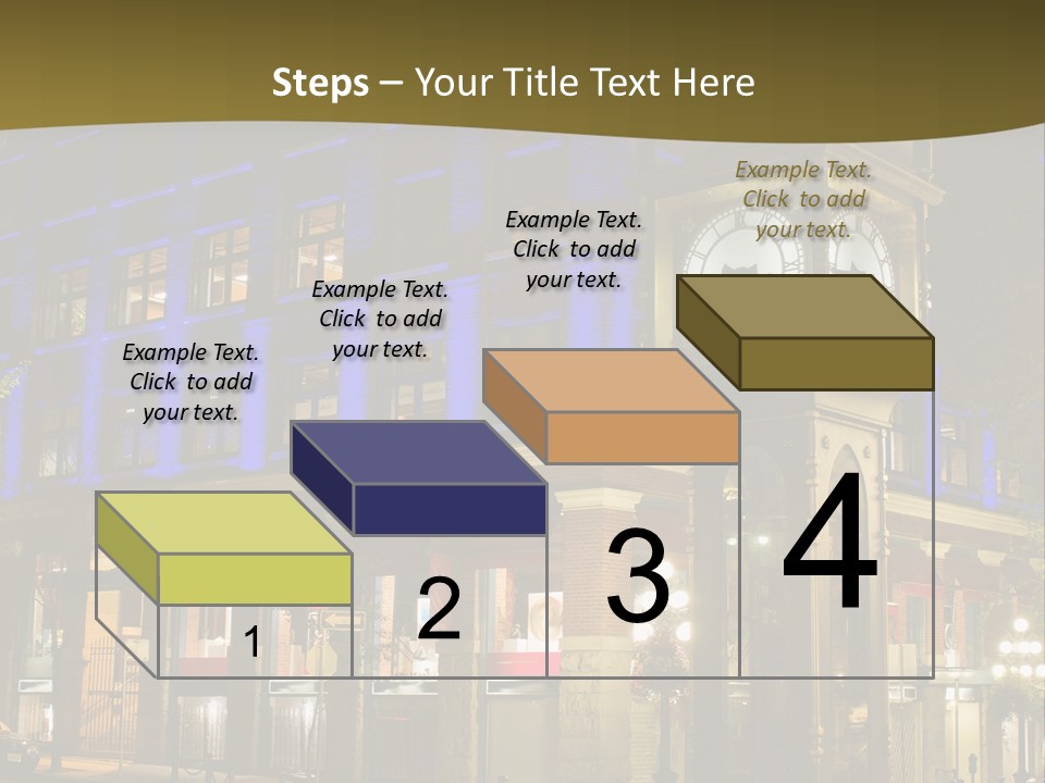 Color Lights Evening PowerPoint Template