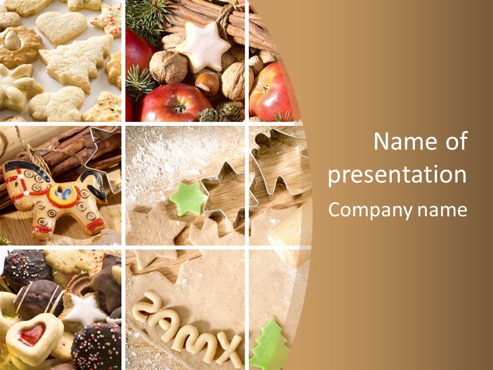 Habit Chocolate Seasonal PowerPoint Template