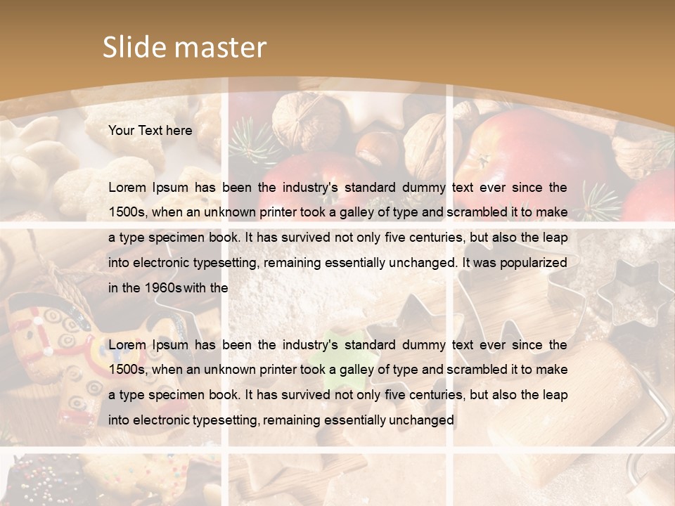 Habit Chocolate Seasonal PowerPoint Template