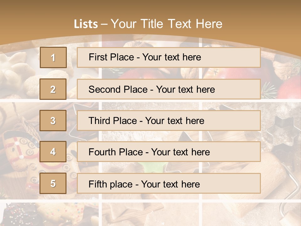 Habit Chocolate Seasonal PowerPoint Template