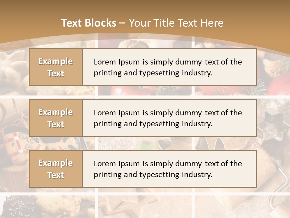 Habit Chocolate Seasonal PowerPoint Template