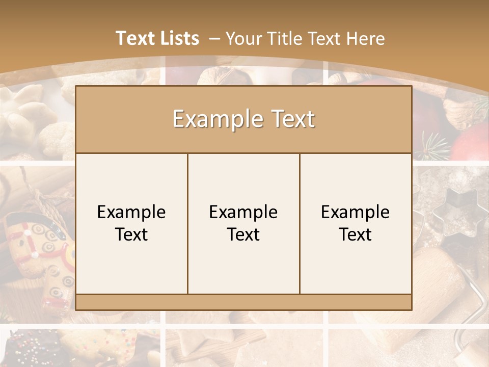 Habit Chocolate Seasonal PowerPoint Template