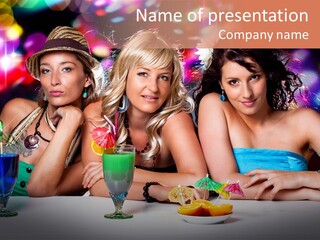 Talking Friendship Entertainment PowerPoint Template