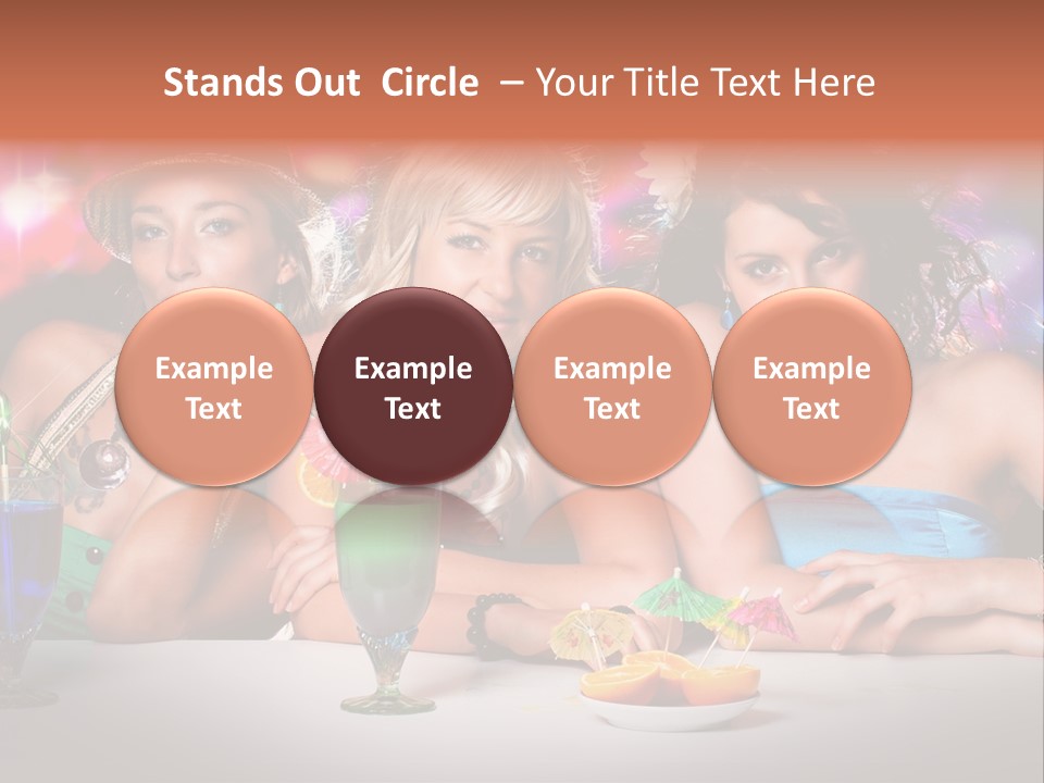 Talking Friendship Entertainment PowerPoint Template