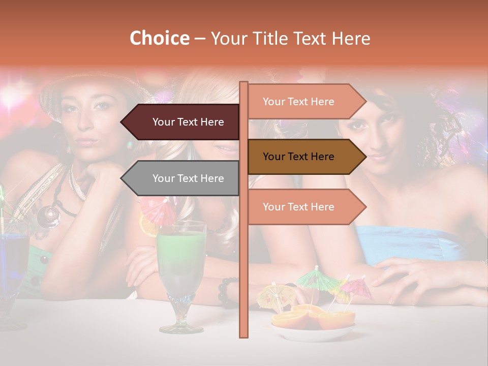 Talking Friendship Entertainment PowerPoint Template