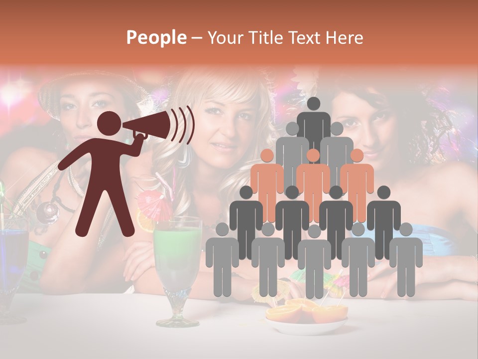 Talking Friendship Entertainment PowerPoint Template