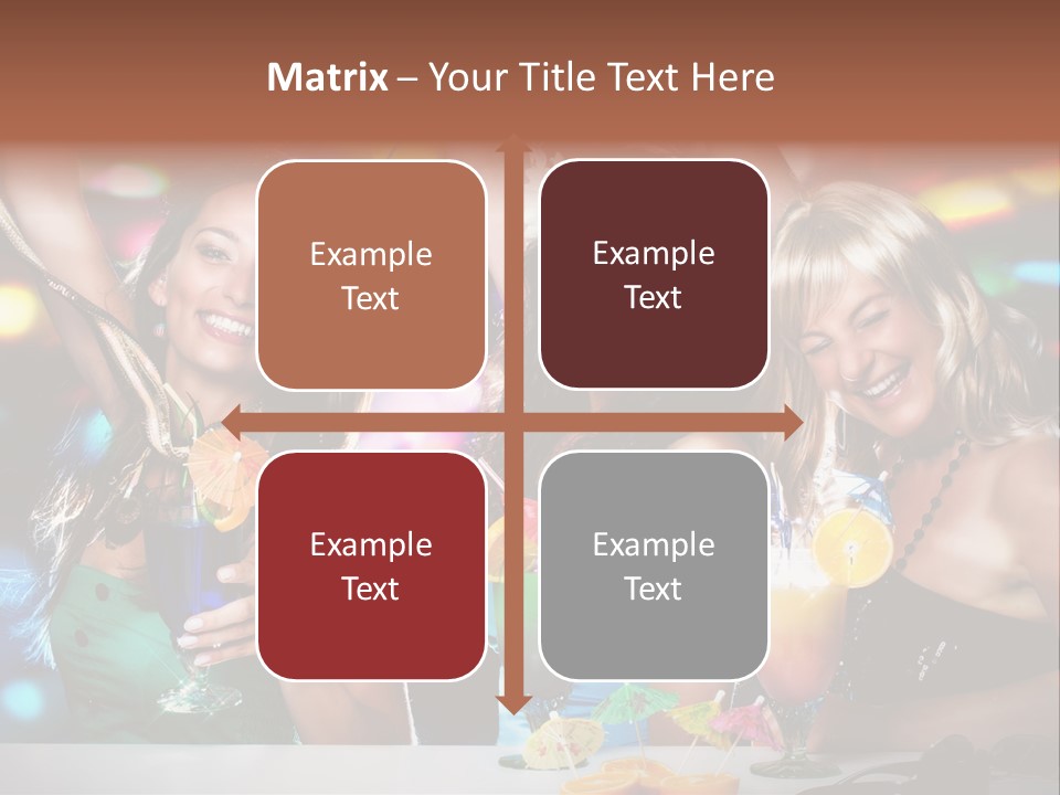 Talking Girls Movement PowerPoint Template