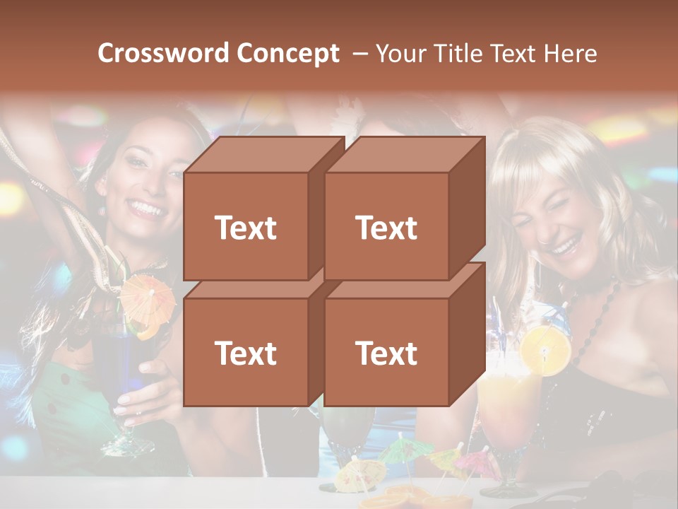 Talking Girls Movement PowerPoint Template