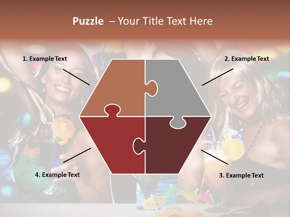 Talking Girls Movement PowerPoint Template