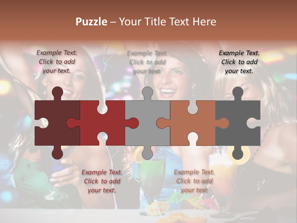 Talking Girls Movement PowerPoint Template