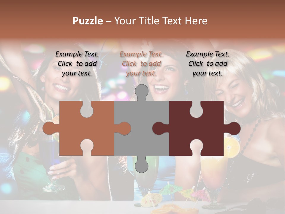 Talking Girls Movement PowerPoint Template