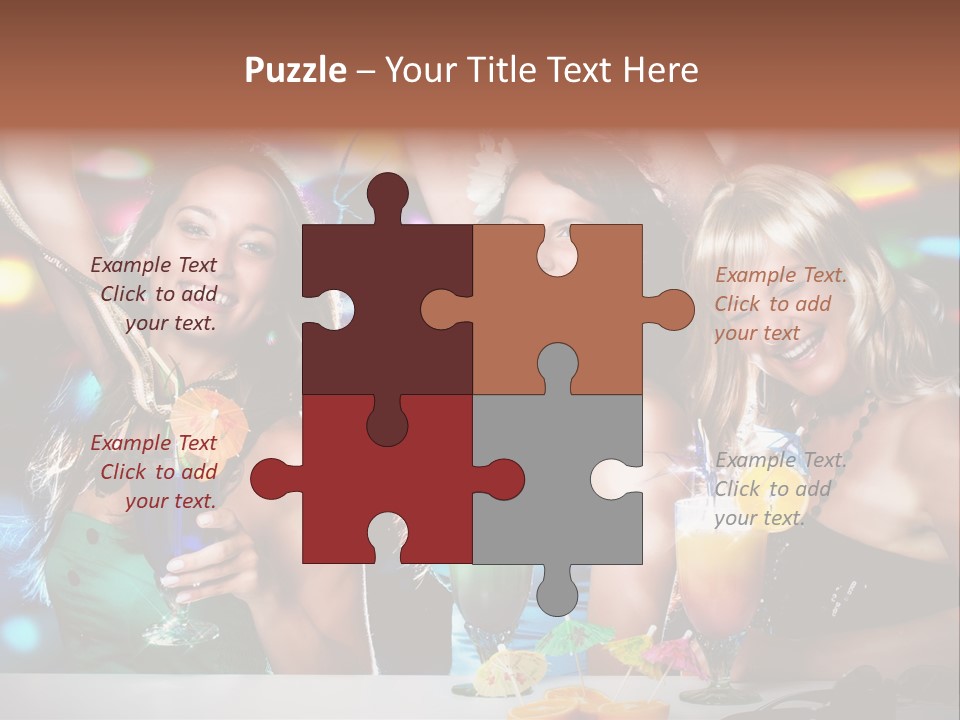 Talking Girls Movement PowerPoint Template