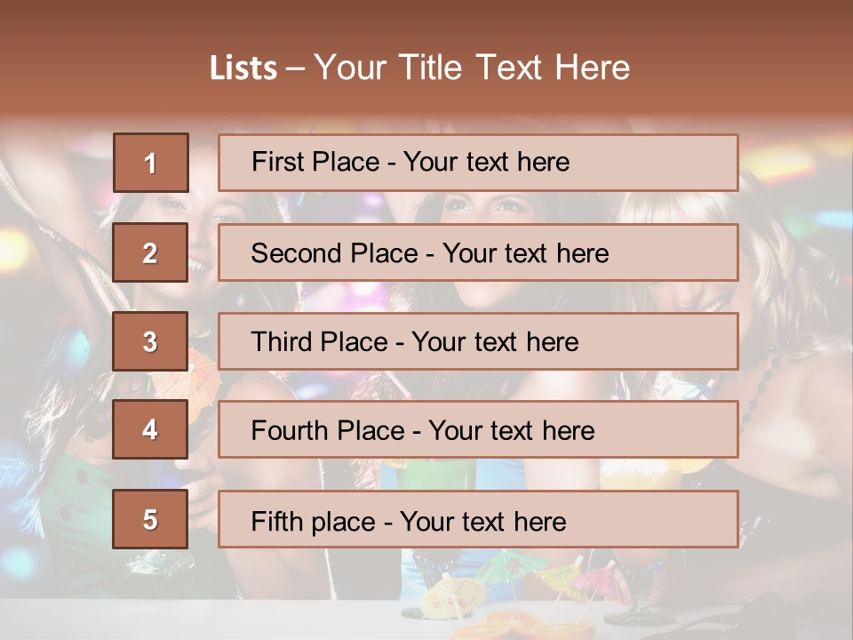 Talking Girls Movement PowerPoint Template
