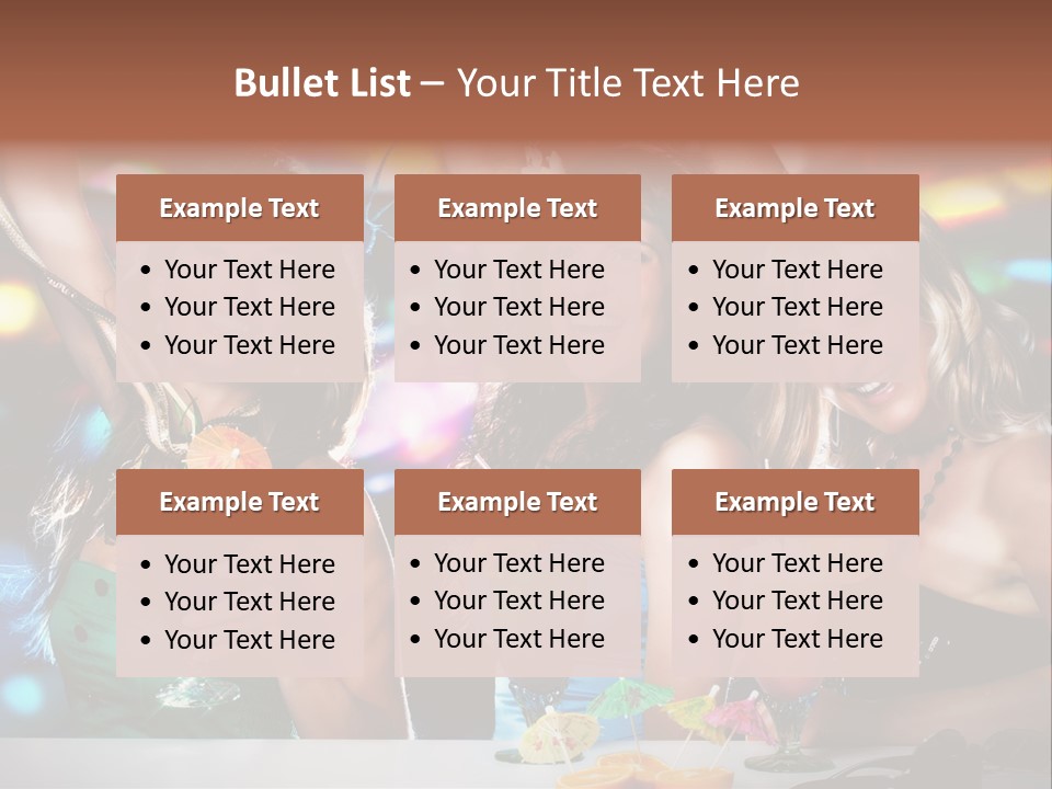 Talking Girls Movement PowerPoint Template