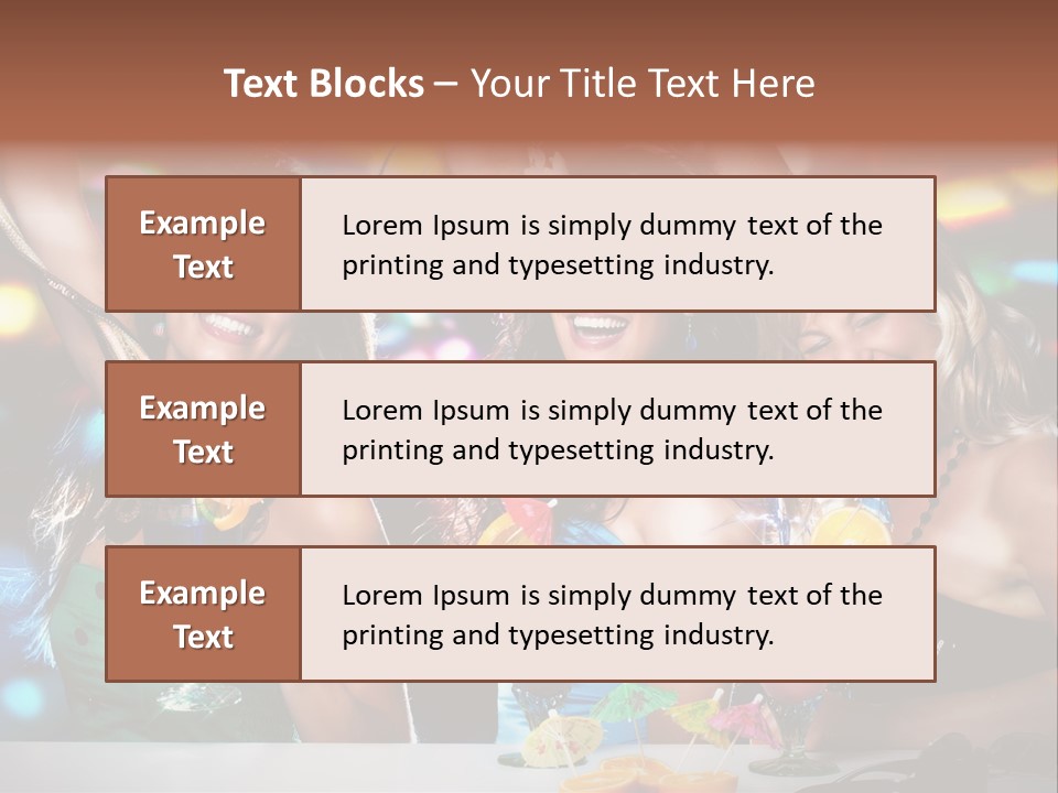 Talking Girls Movement PowerPoint Template