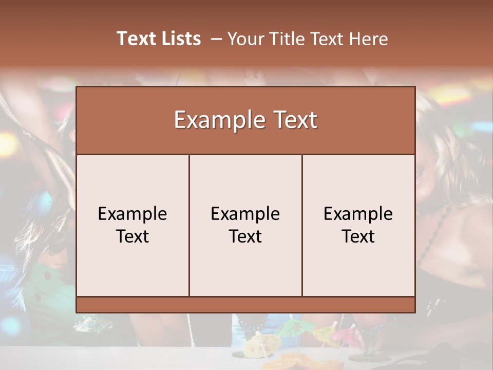 Talking Girls Movement PowerPoint Template