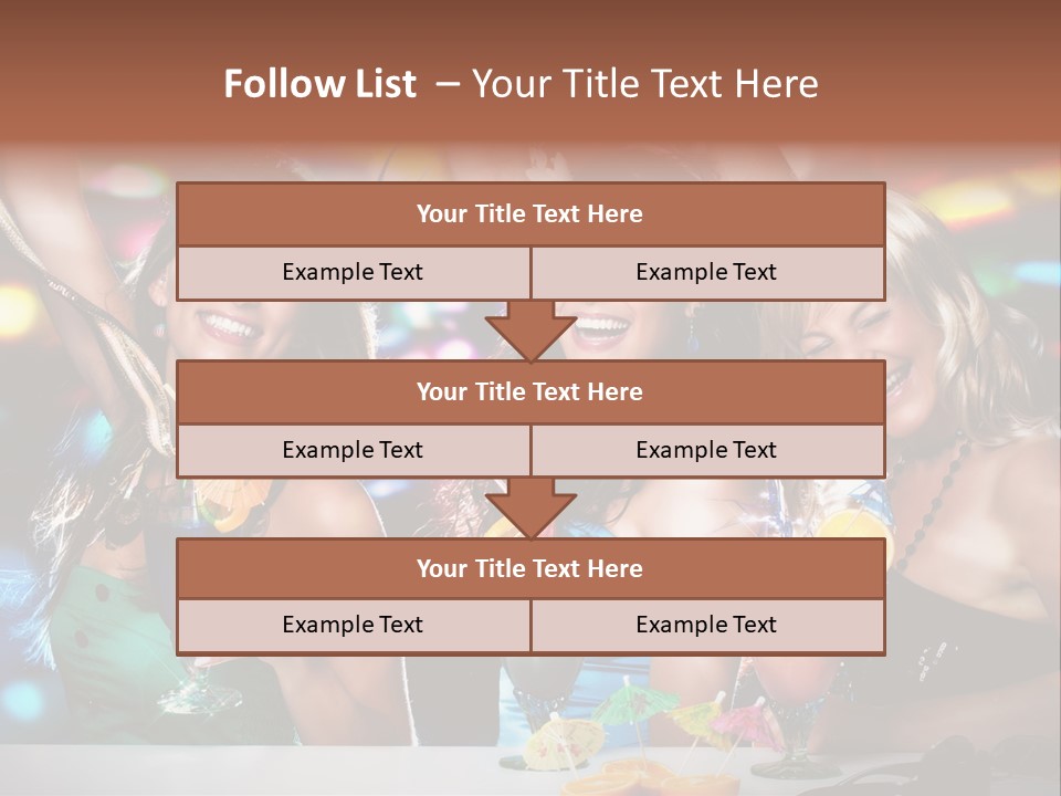 Talking Girls Movement PowerPoint Template