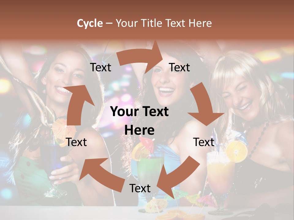 Talking Girls Movement PowerPoint Template