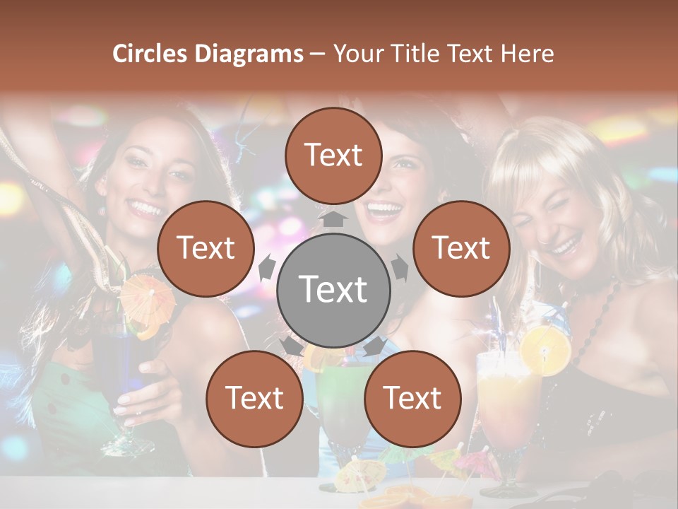 Talking Girls Movement PowerPoint Template