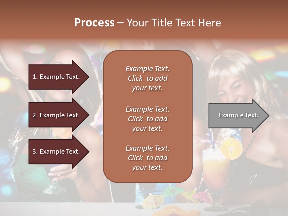 Talking Girls Movement PowerPoint Template