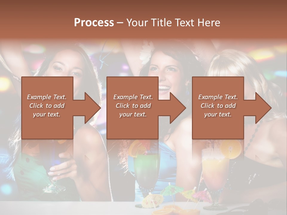 Talking Girls Movement PowerPoint Template