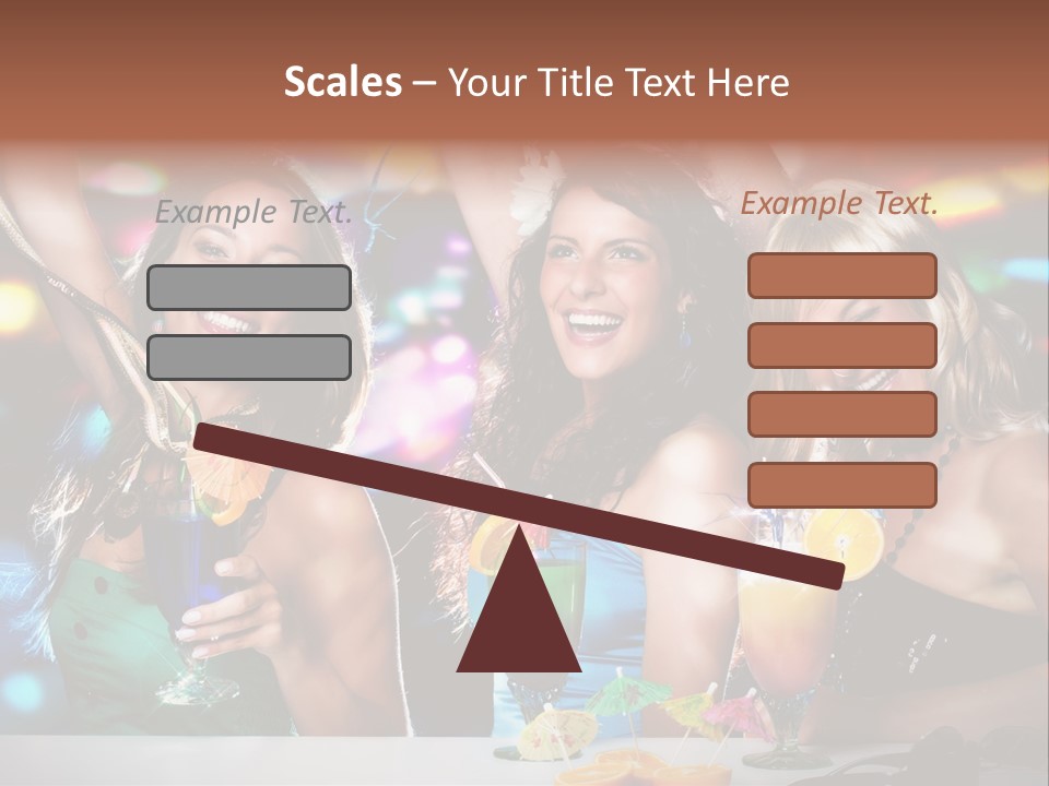 Talking Girls Movement PowerPoint Template